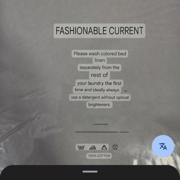 Vintage Karstadt German Bedding Linen Set 1 Duvet Cover + 1 Pillow Case NOS - Picture 6 of 10